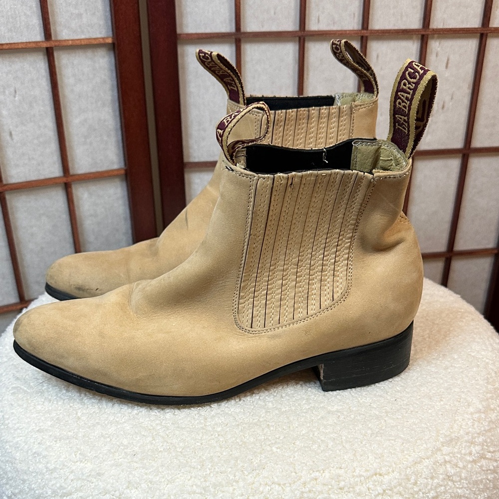 Arca Beige Chelsea Boots for Men